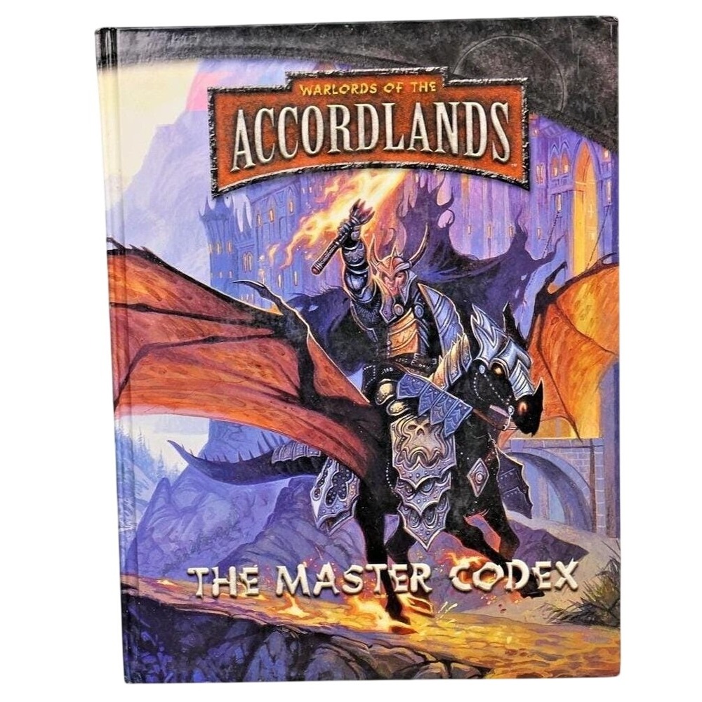 Warlords Of The Accordlands The Master Codex AEG D20 RPG Hardcover‎ Book Fantasy